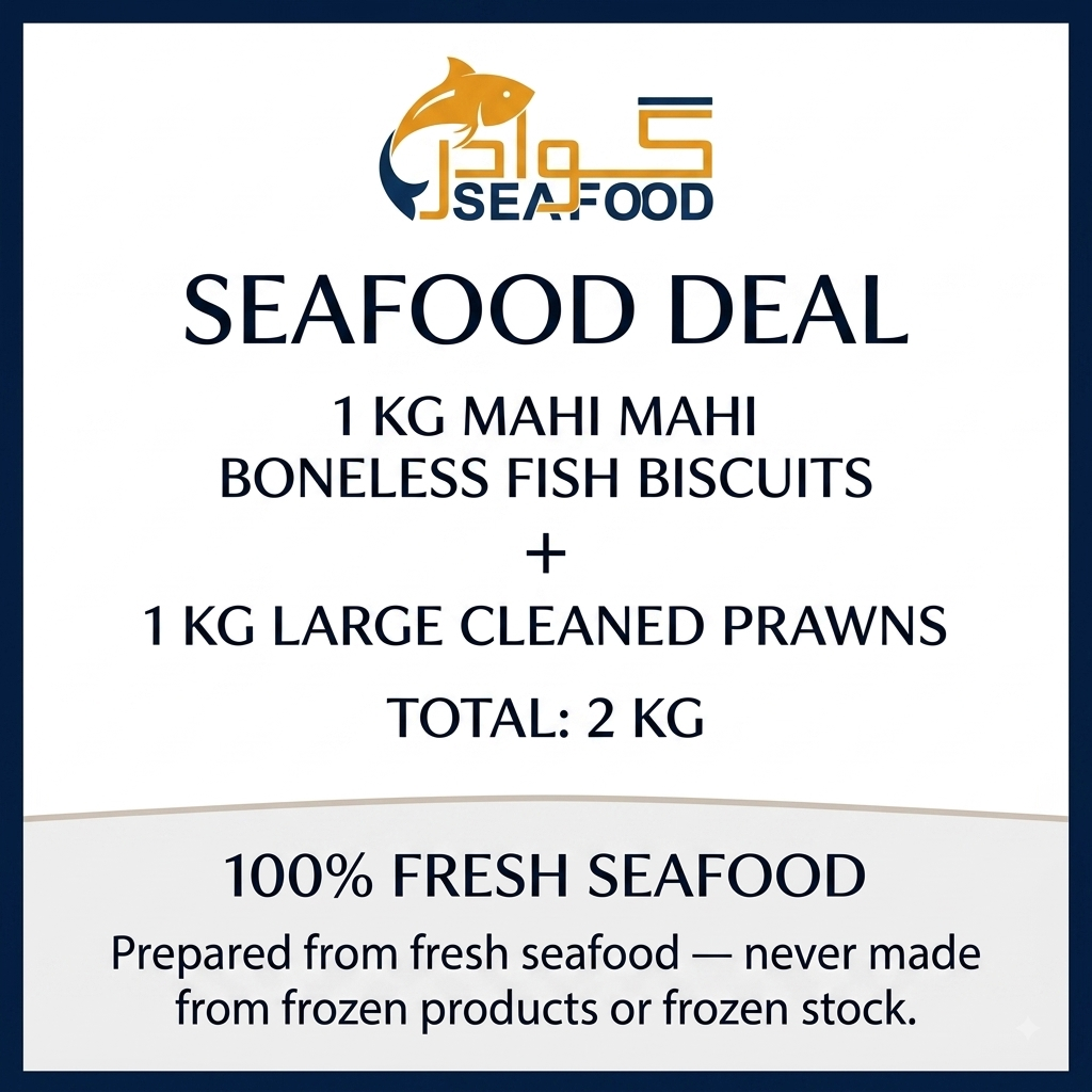 deal 2 - Mahi Mahi Boneless & Large Prawns Mahi Mahi Boneless & Large Prawns