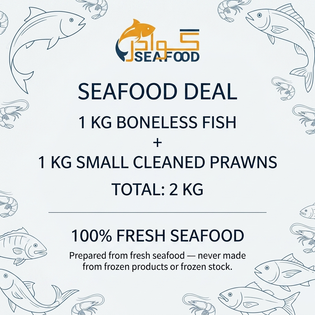 deal 3 King Fish & Small Prawns deal 3 King Fish & Small Prawns